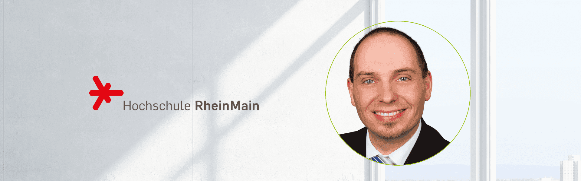 Professor Dr. Christian Fink für die Hochschule Wiesbaden